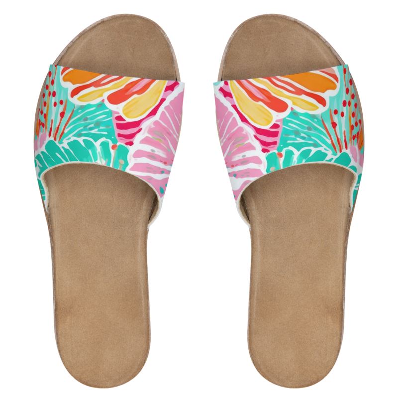Reely Salty Women's Leather Sliders